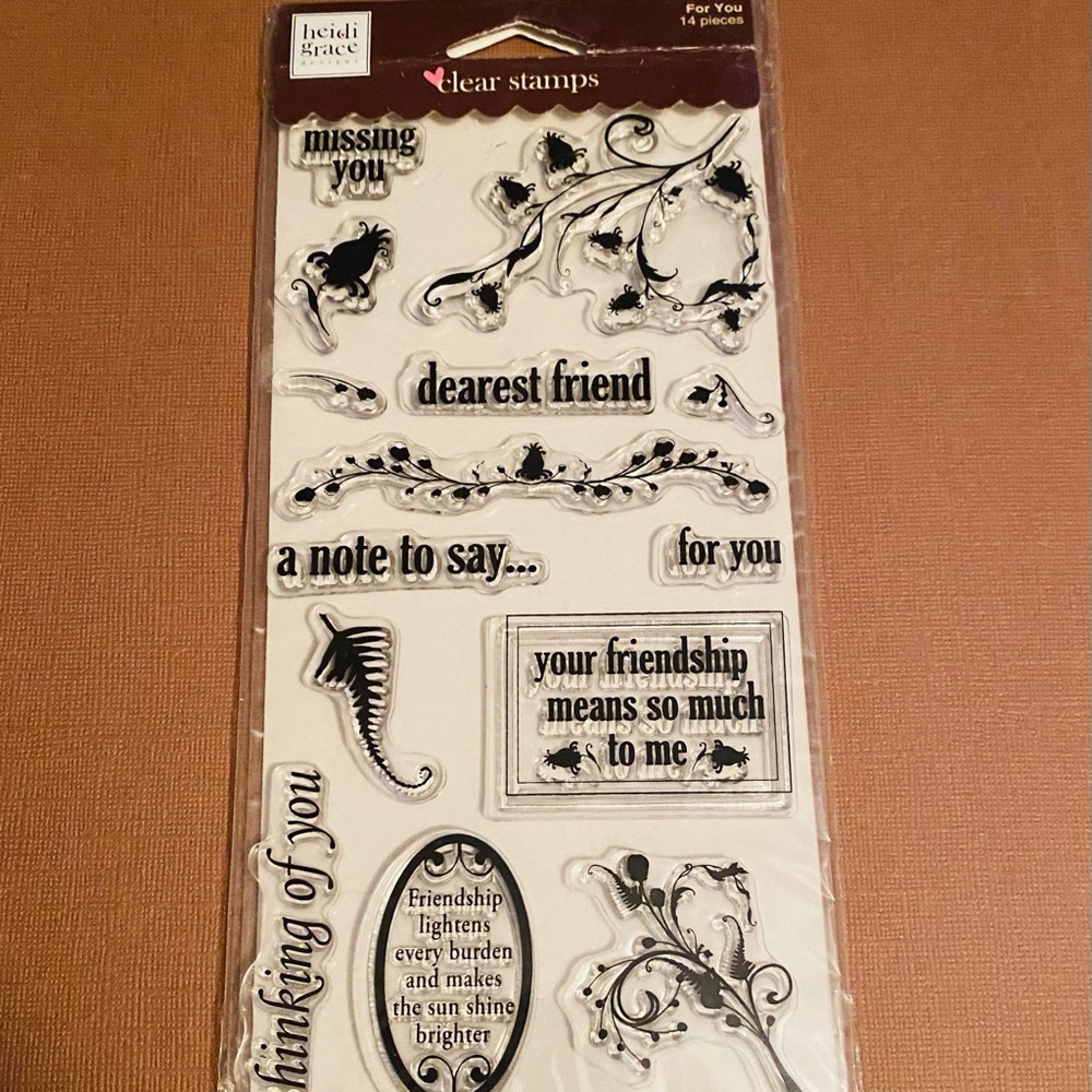 Heidi Grace 14 Stamps a note to say...